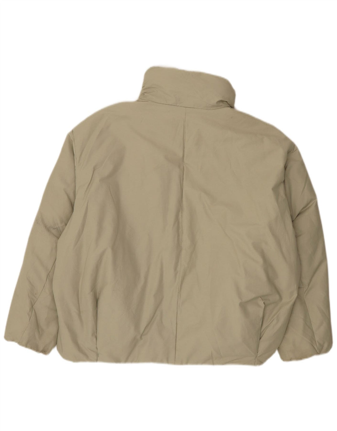 Jaqueta acolchoada oversized feminina Zara Reino Unido 10 algodão cinza pequeno