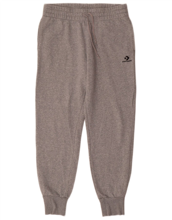 Calça de treino masculina Converse Joggers grande algodão cinza