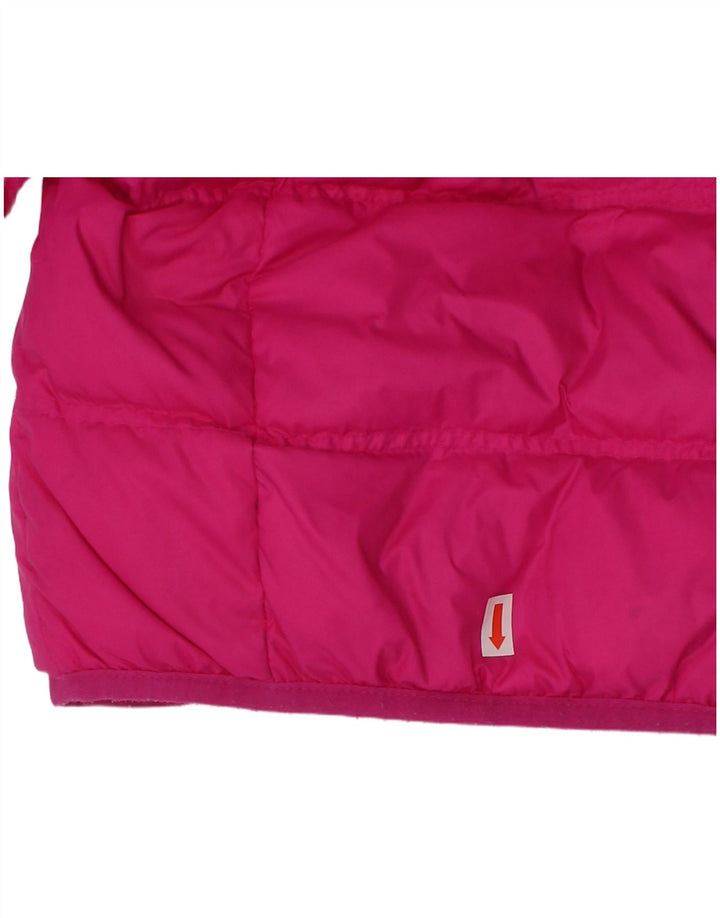 Jaqueta acolchoada com capuz para meninas TOMMY HILFIGER 12-18 meses rosa nylon