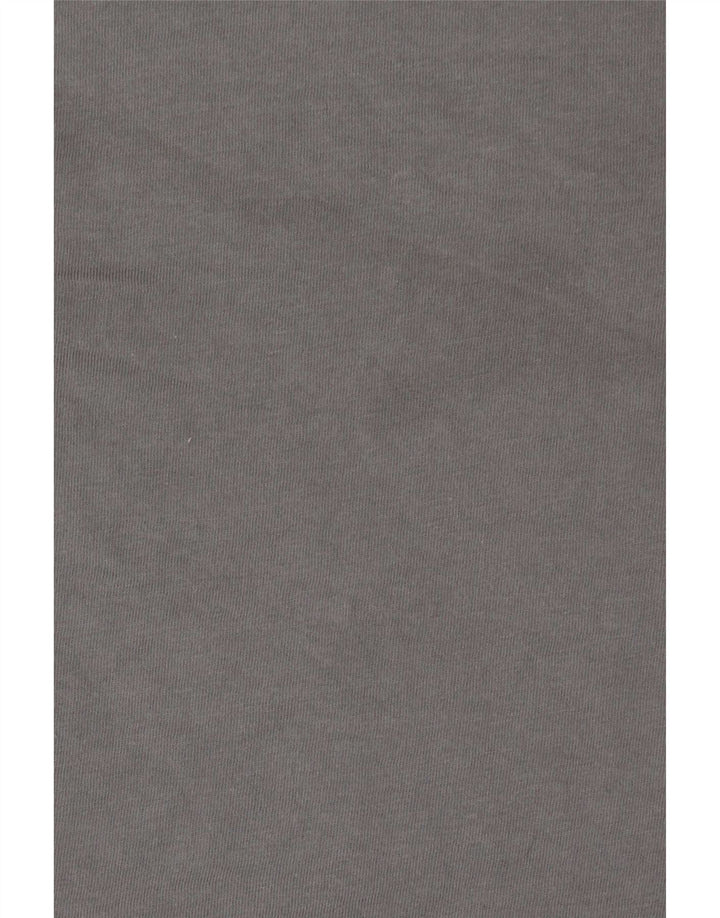 Nike Mens Camiseta Top Pequeno Algodão Cinza