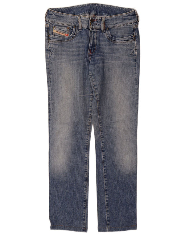 Jeans retos femininos Diesel W28 L29 algodão azul