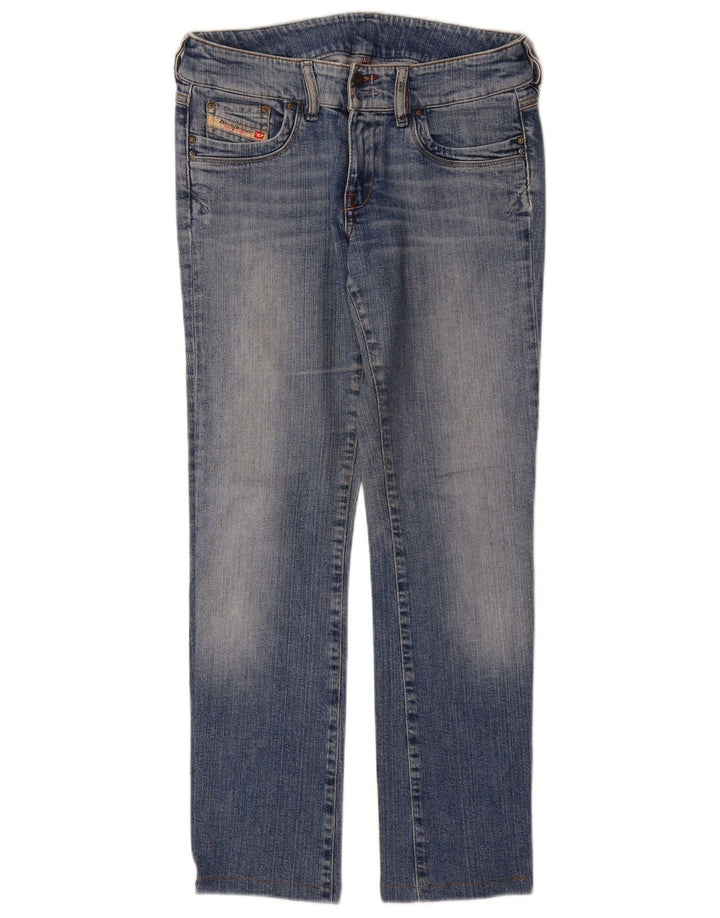 Jeans retos femininos Diesel W28 L29 algodão azul