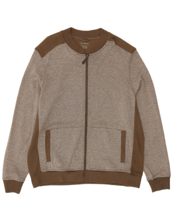 L.L.Bean Jaqueta masculina de ajuste tradicional com top XL cinza Colourblock