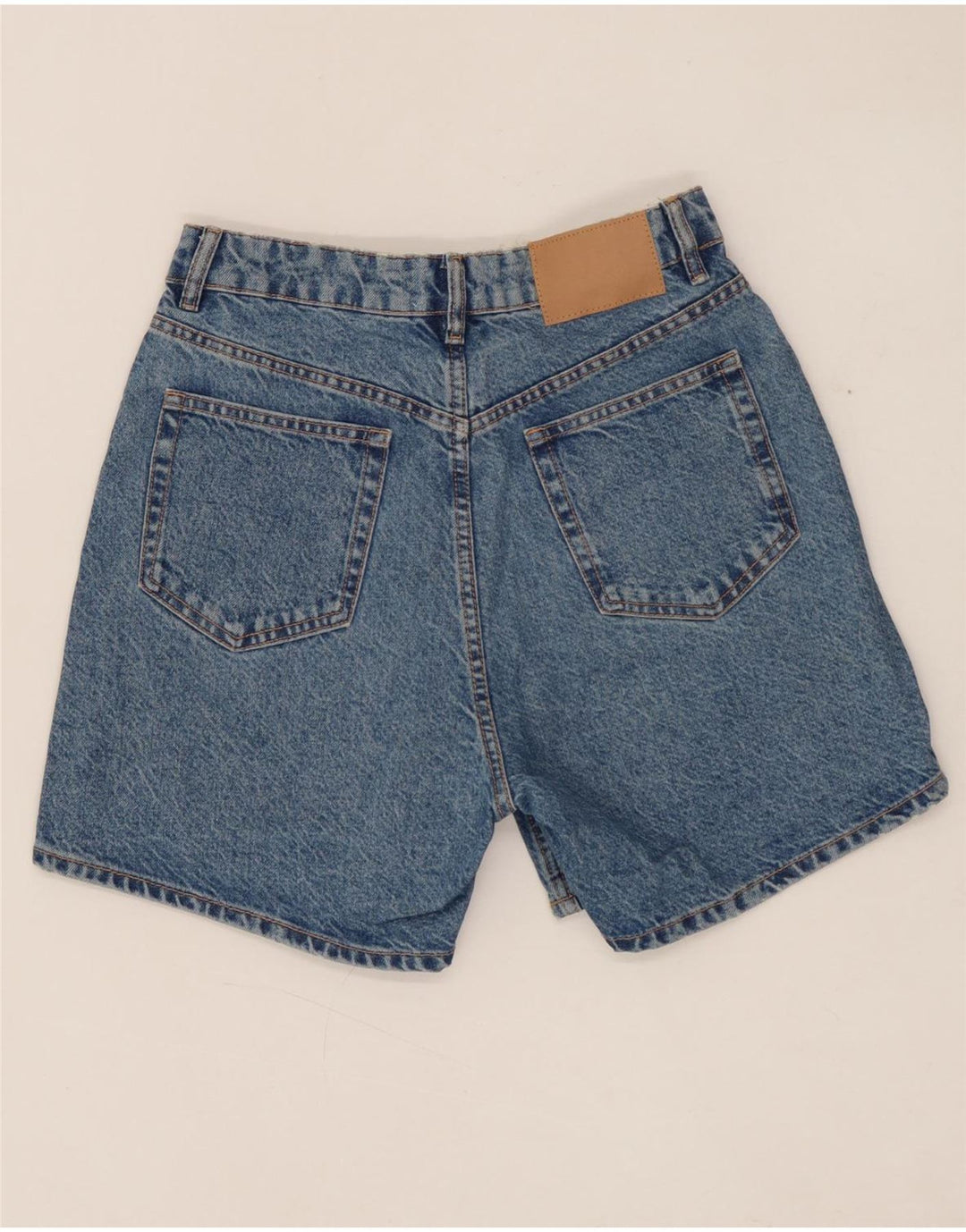 Shorts jeans feminino ZARA EU 38 pequeno W28 algodão azul