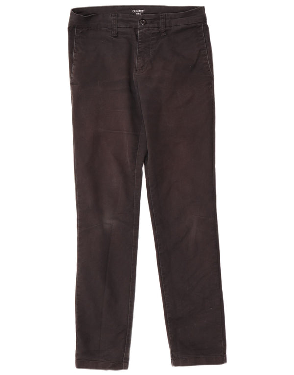 Calça Carhartt masculina Wip Slim Chino W30 L32 algodão preto