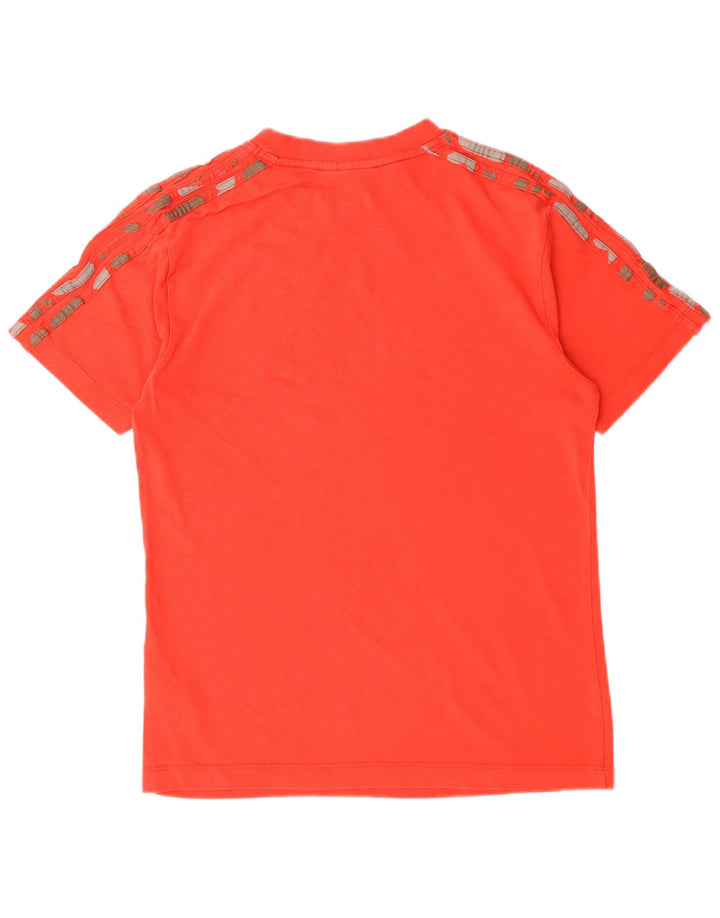 Adidas Mens Graphic T-Shirt Top Médio Algodão Vermelho