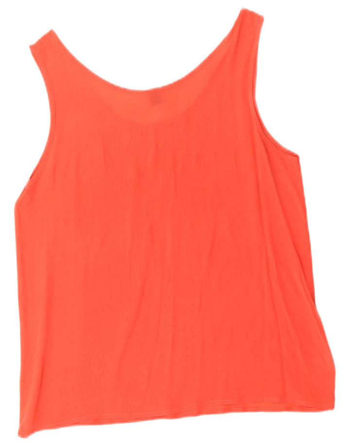 Blusa feminina vintage sem mangas Top IT 40 pequena vermelha