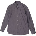 Camisa Slim Fit Masculina Hugo Boss Tamanho 17 43 XL Xadrez Azul