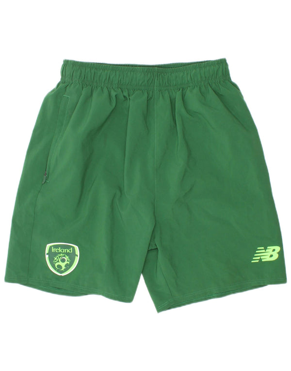 Calções desportivos New Balance Boys Ireland 12-13 anos poliéster verde