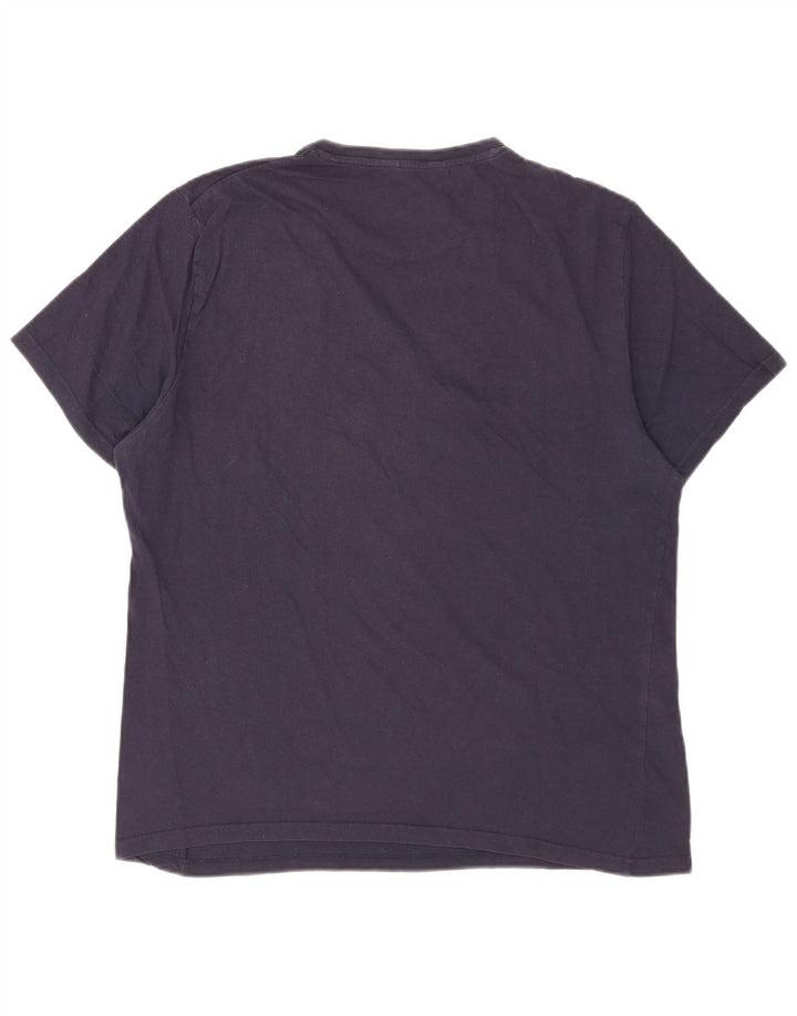 Camiseta gráfica masculina Ben Sherman grande algodão azul marinho