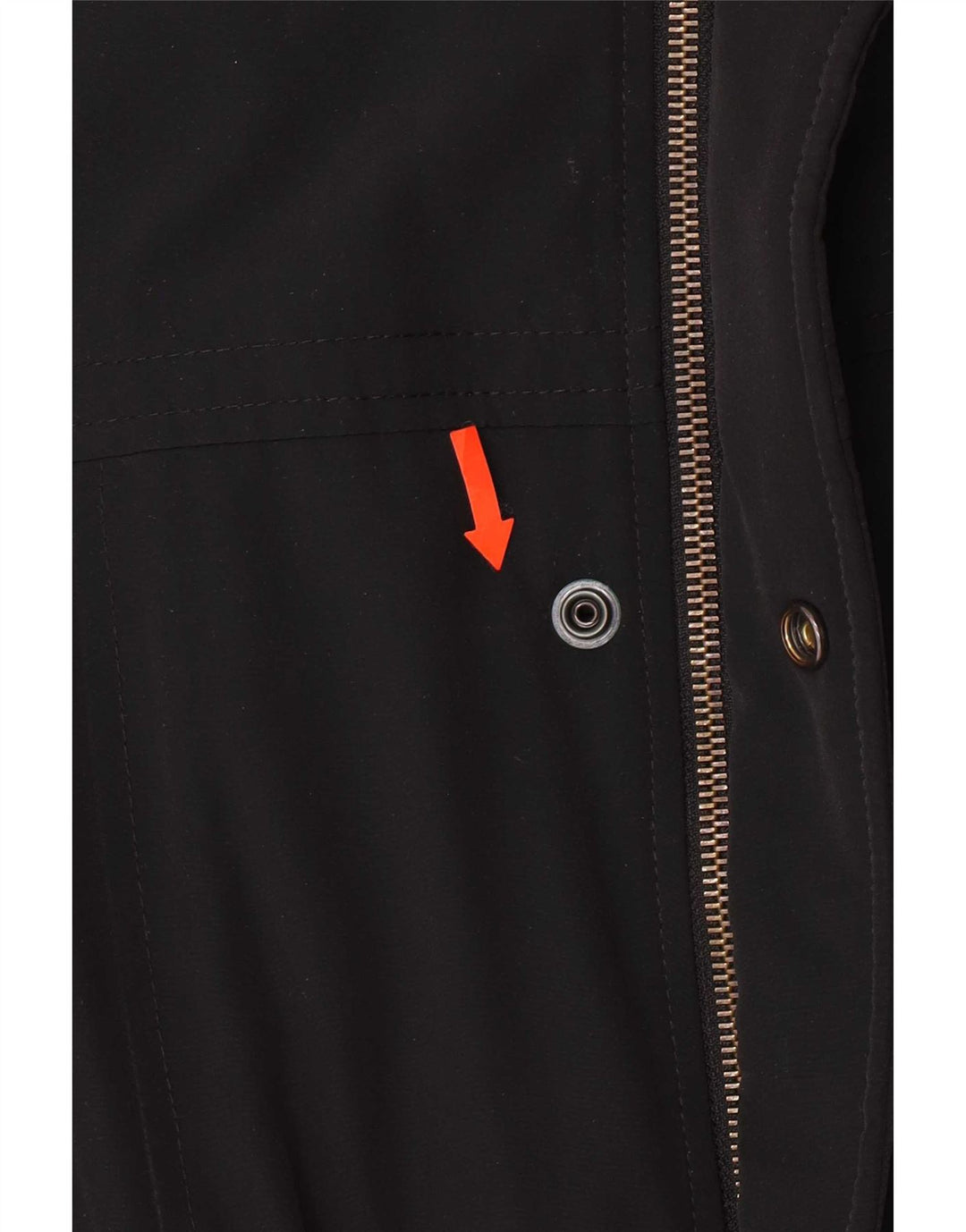Sobretudo masculino Piero Guidi UK 42 XL poliéster preto