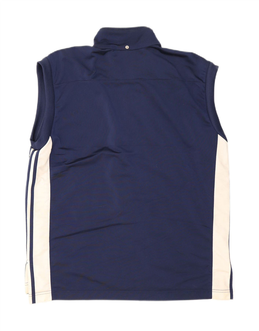 Adidas masculino sem mangas agasalho top jaqueta reino unido 40/42 médio azul marinho