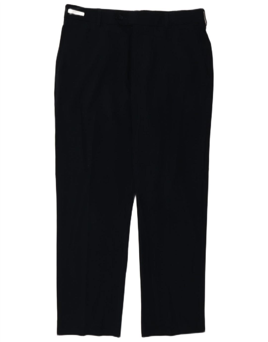 Calça masculina reta casual Farah W34 L29 poliéster azul marinho