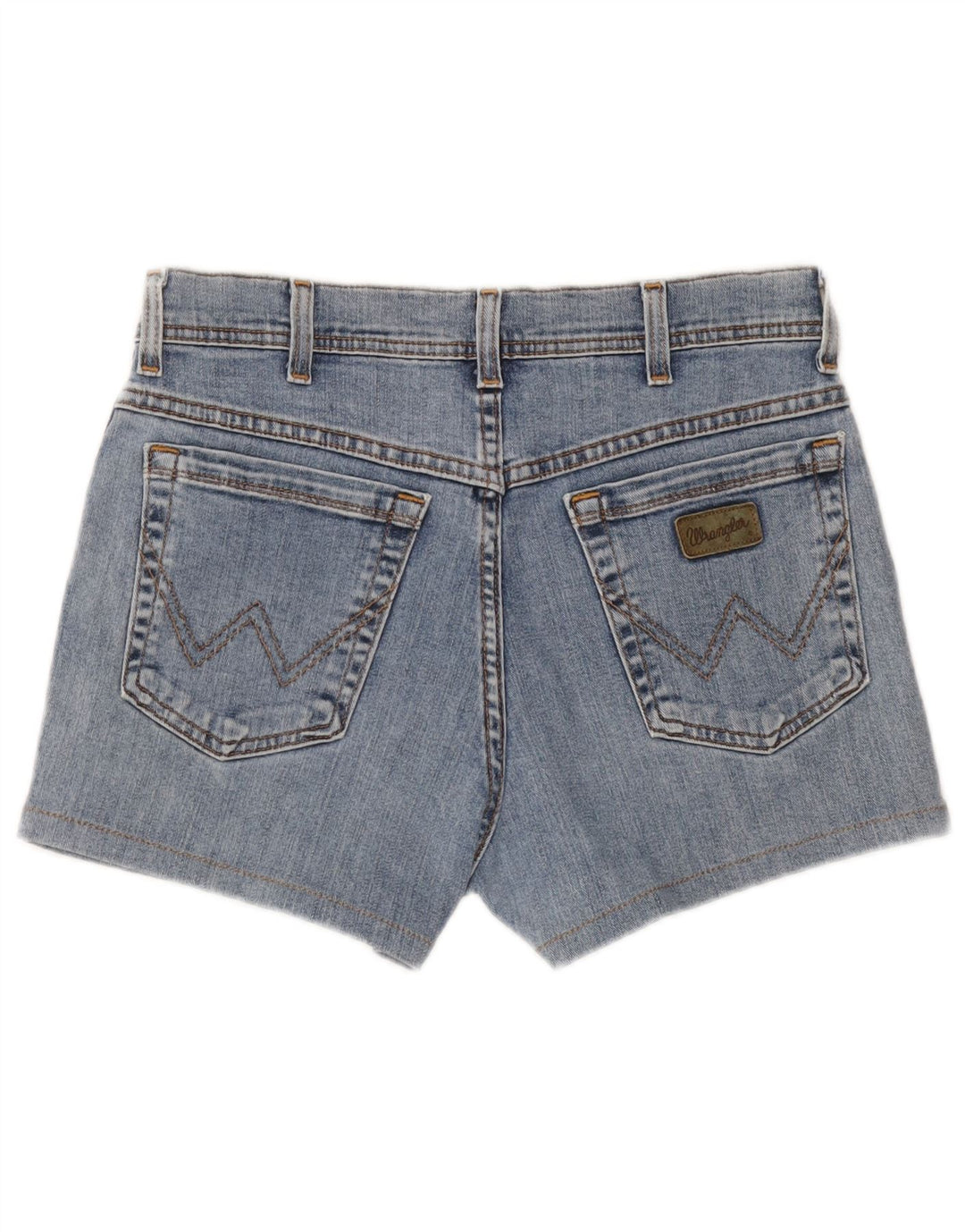 Wrangler Mens Texas Stretch Denim Shorts W32 Grande Algodão Azul