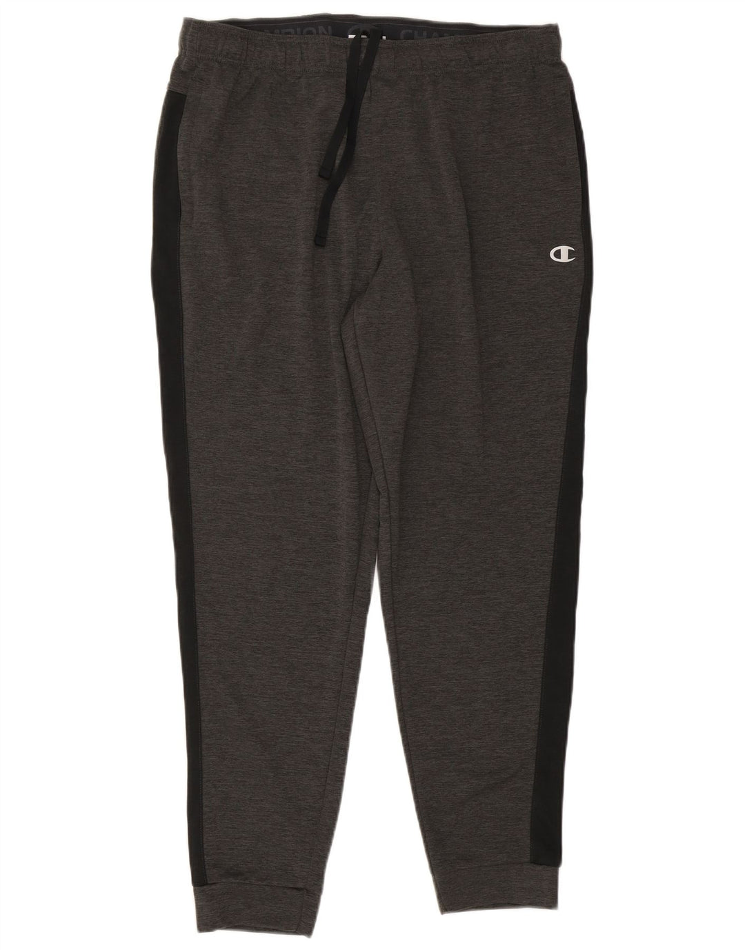 Calça de treino masculina CHAMPION Joggers XL cinza Colourblock poliéster