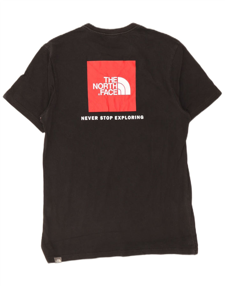 Camiseta gráfica masculina The North Face Top médio algodão preto