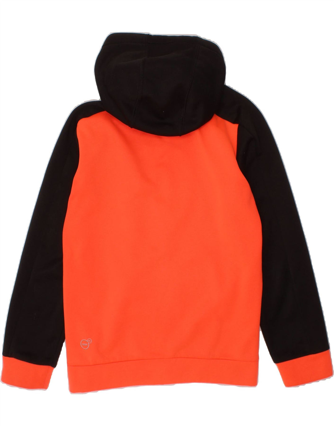 PUMA Girls Zip Hoodie Sweater 8-9 Years Black Colourblock Vintage Puma and Second-Hand Puma from Messina Hembry 