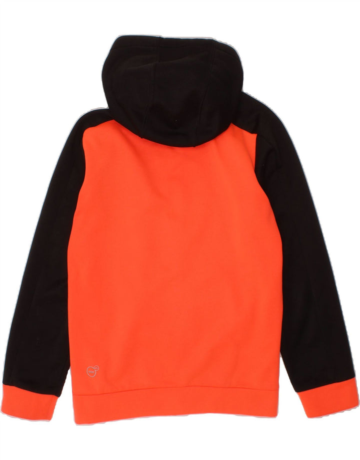 PUMA Girls Zip Hoodie Sweater 8-9 Years Black Colourblock Vintage Puma and Second-Hand Puma from Messina Hembry 