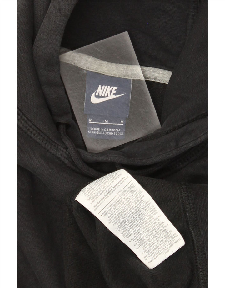 Nike Mens Hoodie Jumper Médio Algodão Preto