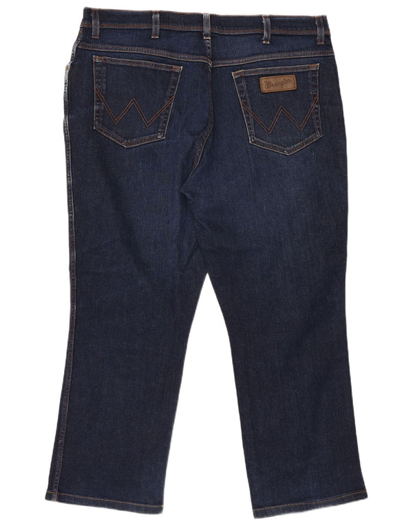 Wrangler Masculino Texas Regular Fit Jeans Reta W40 L30 Azul Marinho Algodão
