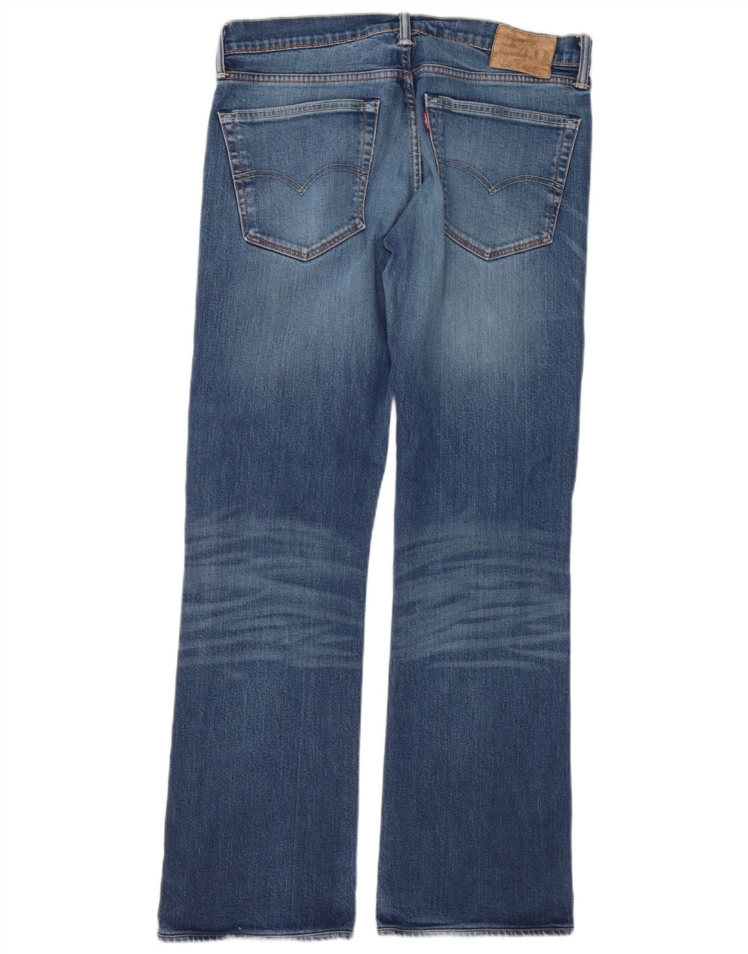 Levi's Masculino 521 Bootcut Jeans W36 L32 Azul Algodão