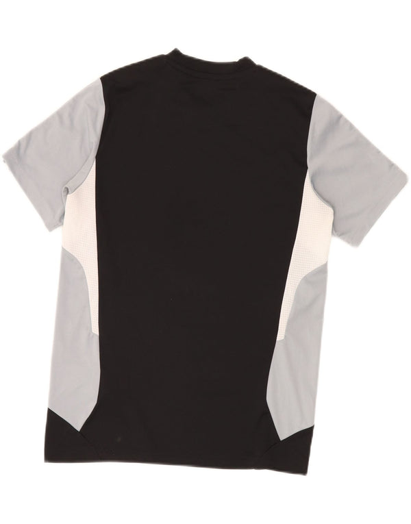 Camiseta ADIDAS Boys Climacool Top 13-14 Anos Preto Colorblock Poliéster