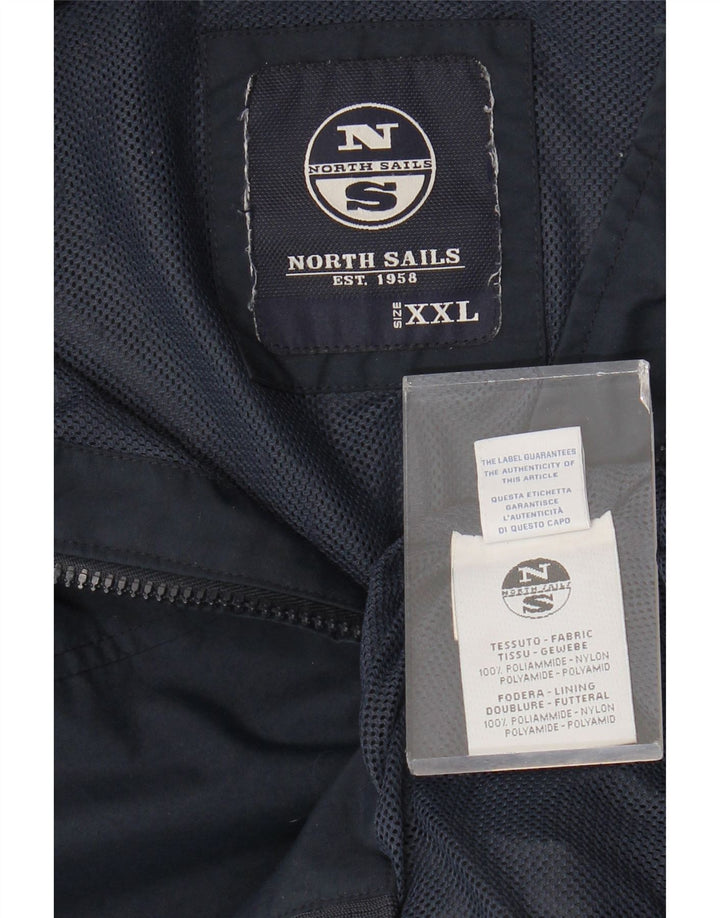 Jaqueta bomber masculina North Sails UK 44 2XL azul marinho poliamida