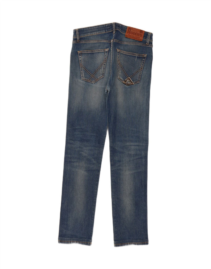 ROY ROGERS Calça jeans feminina slim W31 L30 algodão azul