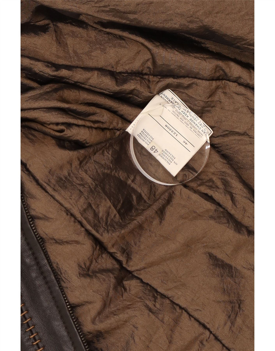 Jaqueta de couro feminina Mabrun IT 48 XL couro preto