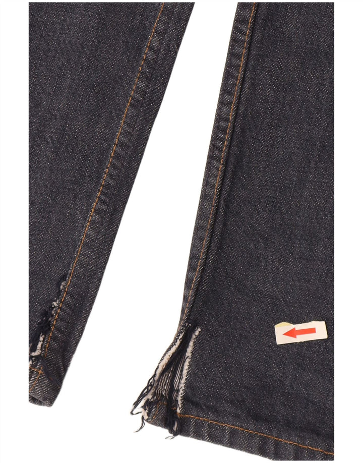 Levi's Masculino 501 Straight Jeans W34 L32 Azul Marinho Algodão