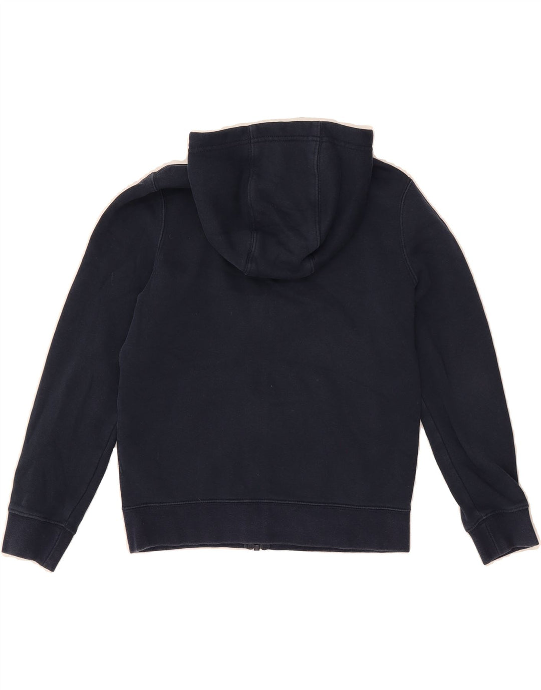 NIKE Boys Zip Hoodie Sweater 10-11 Years Medium Navy Blue Cotton Vintage Nike and Second-Hand Nike from Messina Hembry 