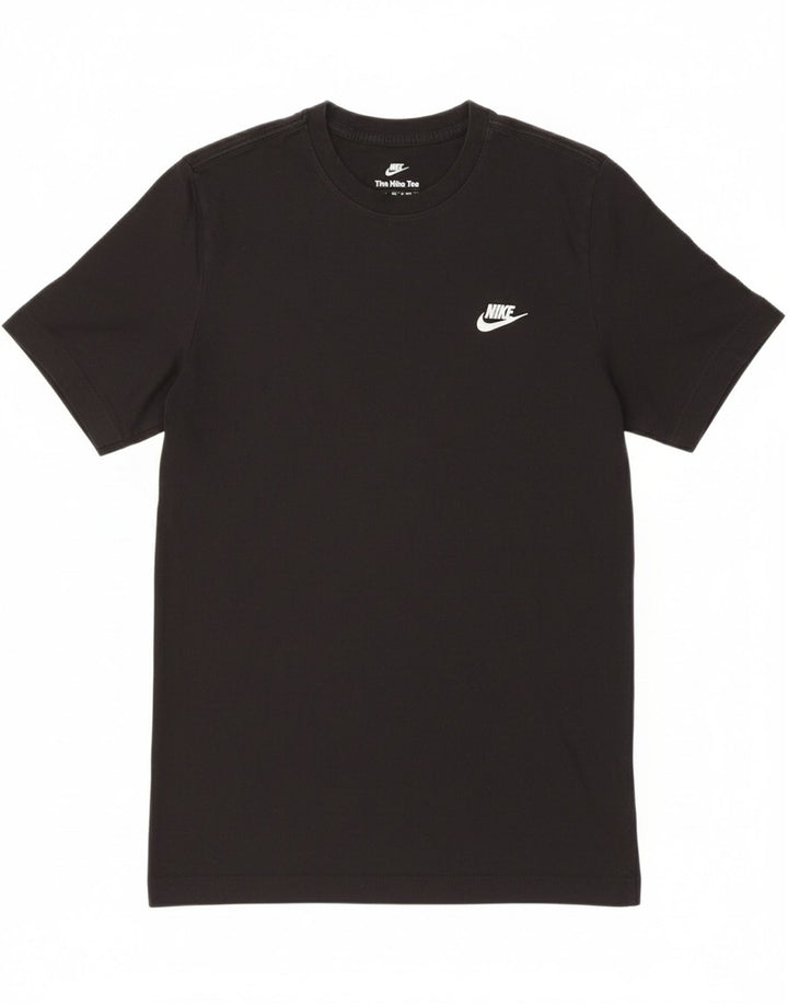 Camiseta masculina NIKE Top médio algodão preto