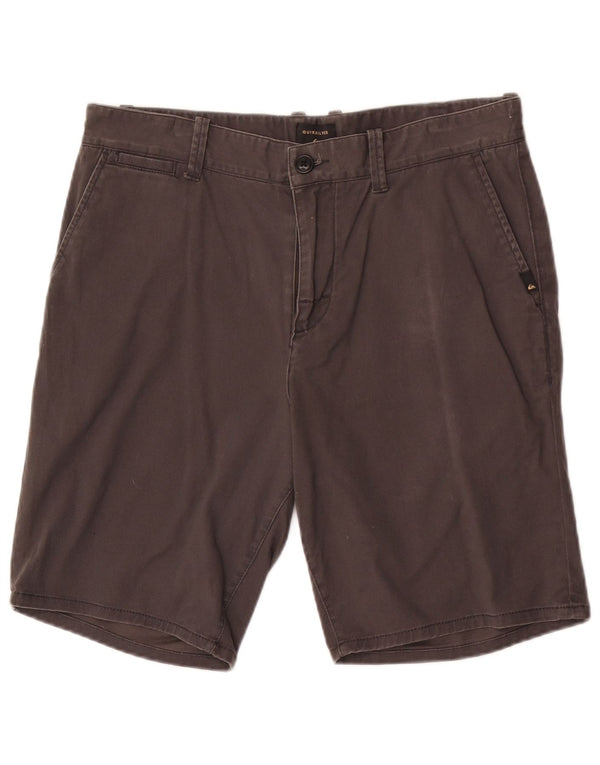 Quiksilver Mens Chino Shorts W32 Cinza Médio