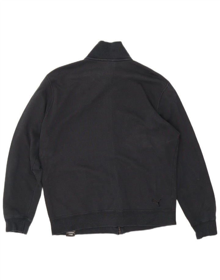 Puma Mens Graphic Tracksuit Top Jaqueta Grande Preto