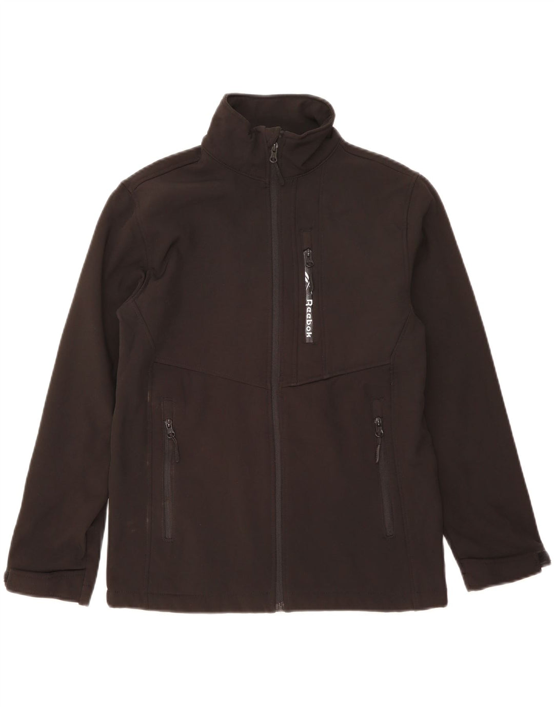 Casaco corta-vento Reebok Boys 14-15 anos grande preto