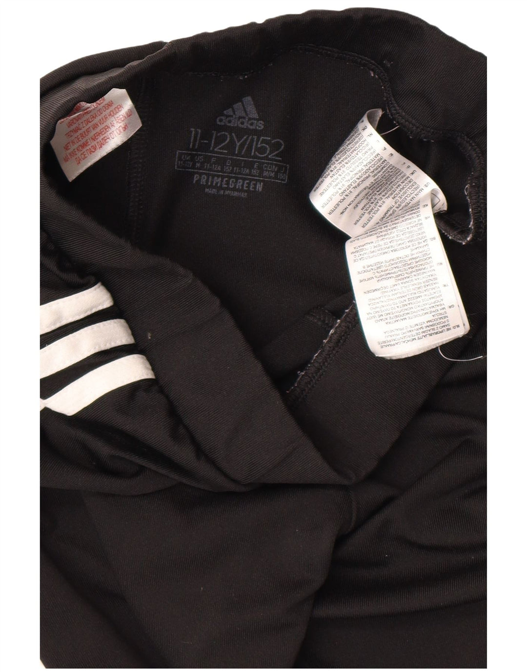 Leggings Adidas Aeroready para meninas 11-12 anos preto poliéster