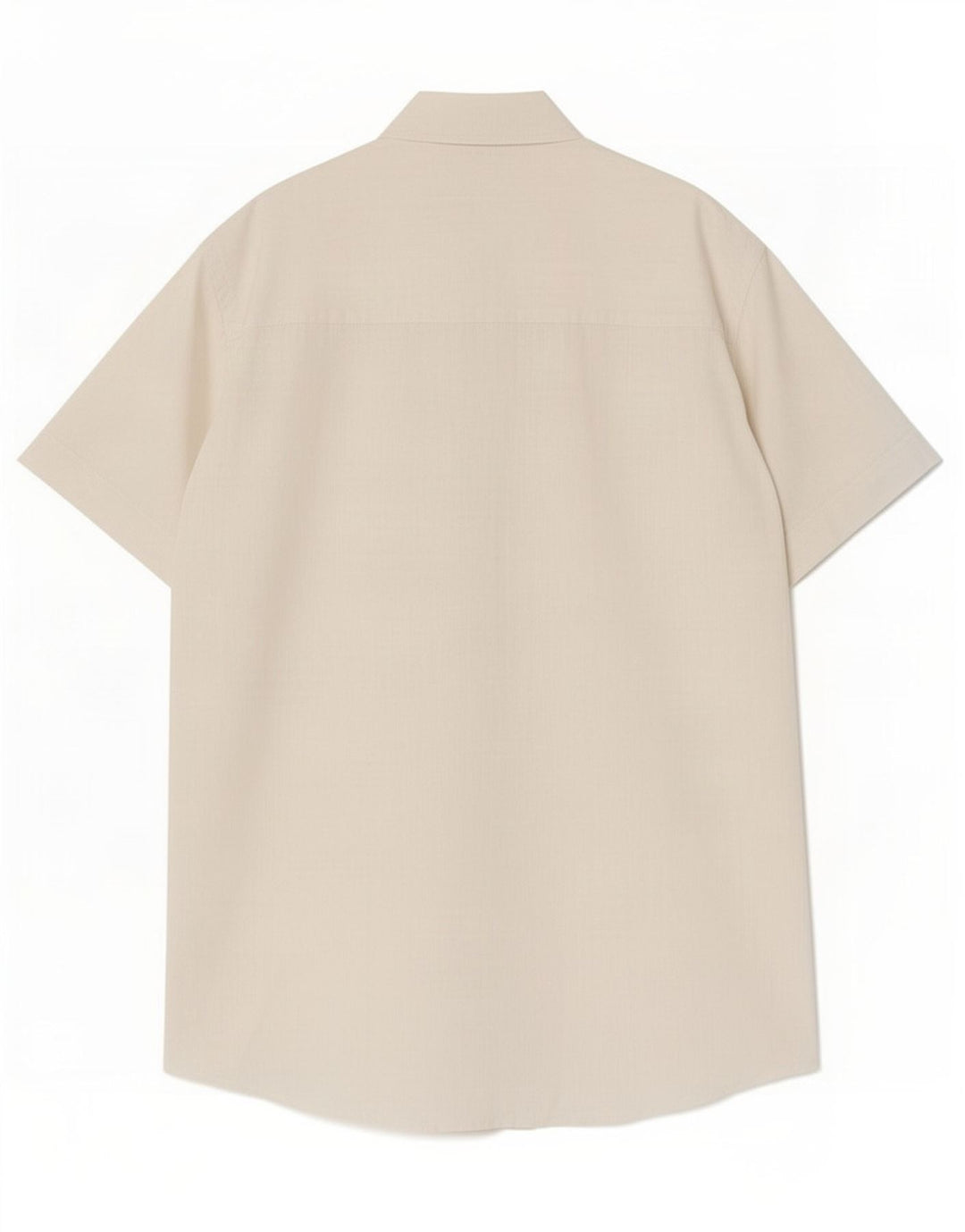 Camisa masculina Slam de manga curta grande linho branco