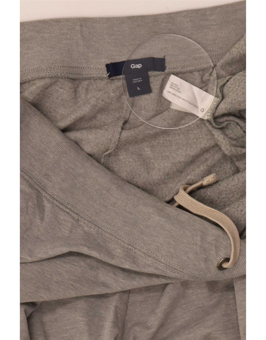 Calça de treino masculina Capri Gap grande algodão cinza