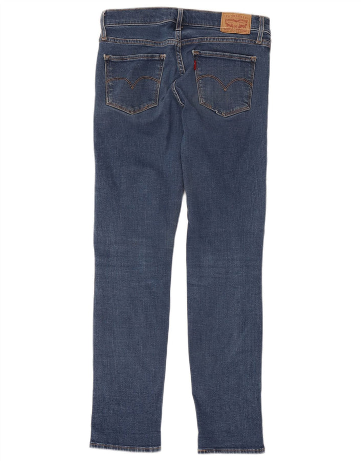 Calça jeans feminina Levi's 312 Distressed Shaping Slim W28 L27 Azul Algodão