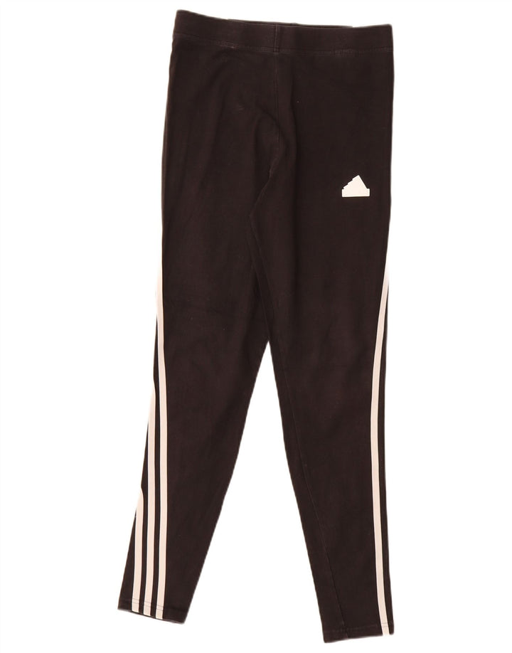 Leggings Adidas Femininas UK 12/14 Médias Pretas