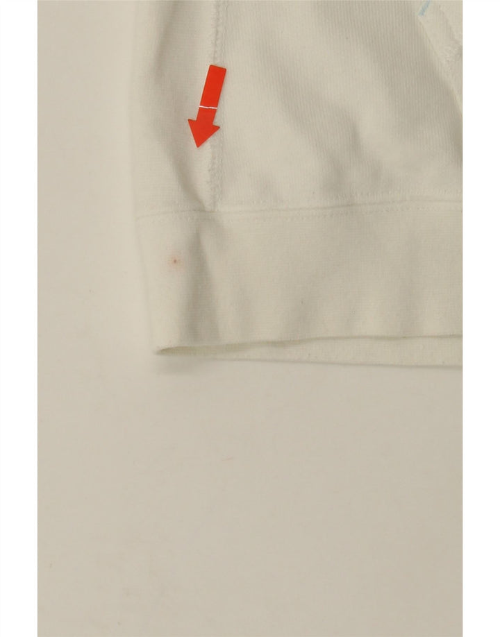CHAMPION Womens Zip Hoodie Sweater UK 18 XL White Colourblock Cotton Vintage Champion and Second-Hand Champion from Messina Hembry 