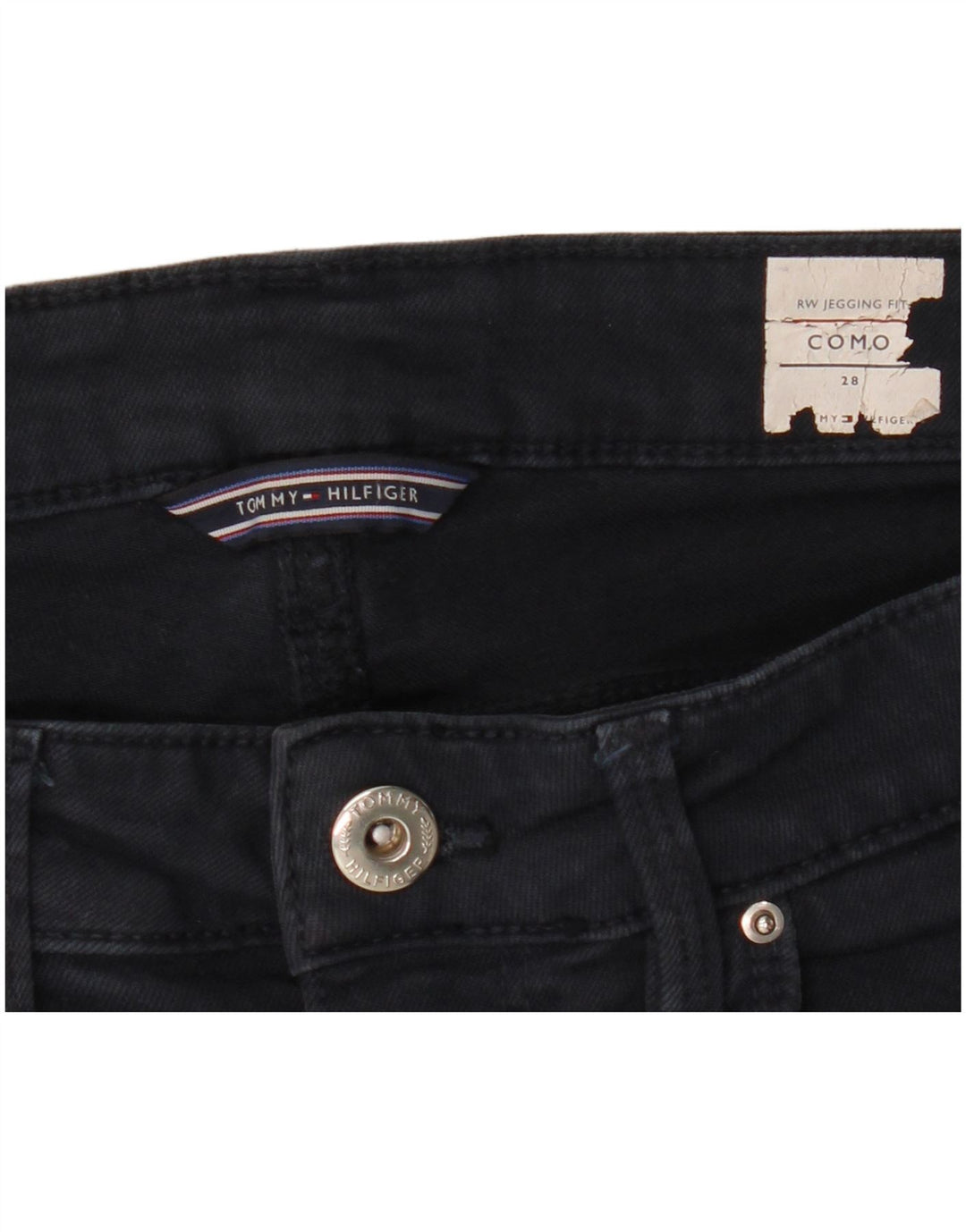 TOMMY HILFIGER Feminino Como Jegging Jeans Skinny W28 L28 Azul Marinho