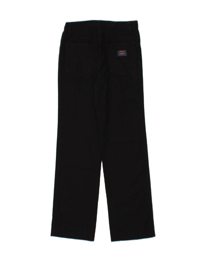 CARRERA Womens Straight Casual Trousers W28 L30  Black Cotton Vintage Carrera and Second-Hand Carrera from Messina Hembry 