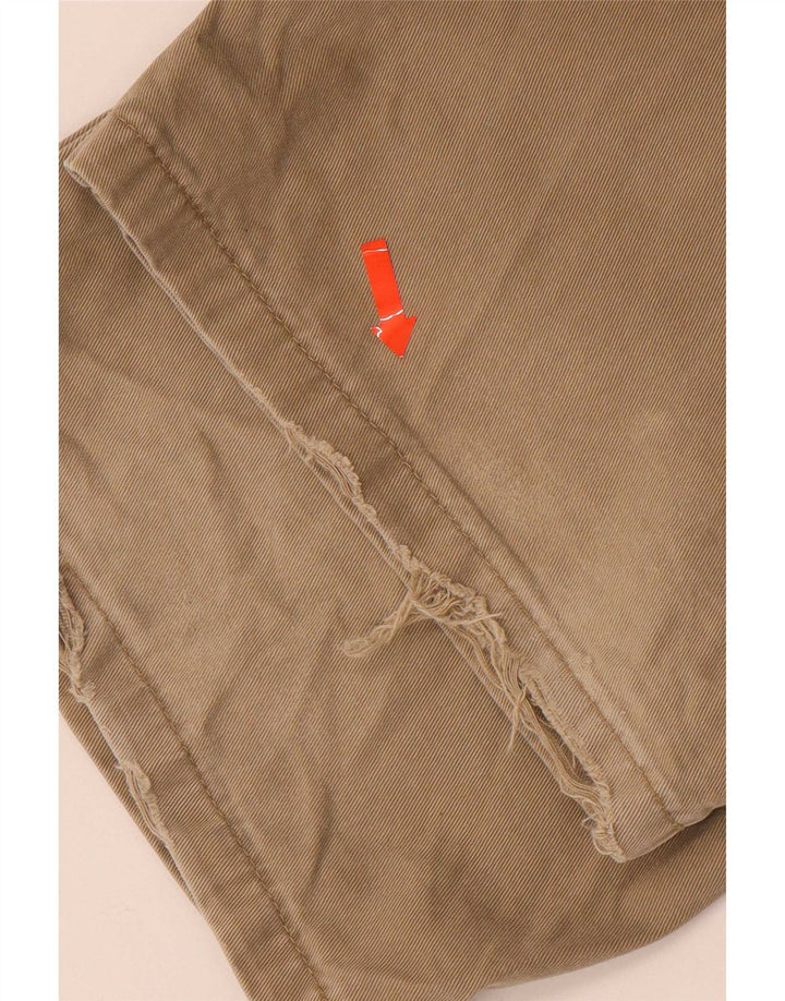 Calça cargo masculina Wrangler reta W38 L32 algodão bege