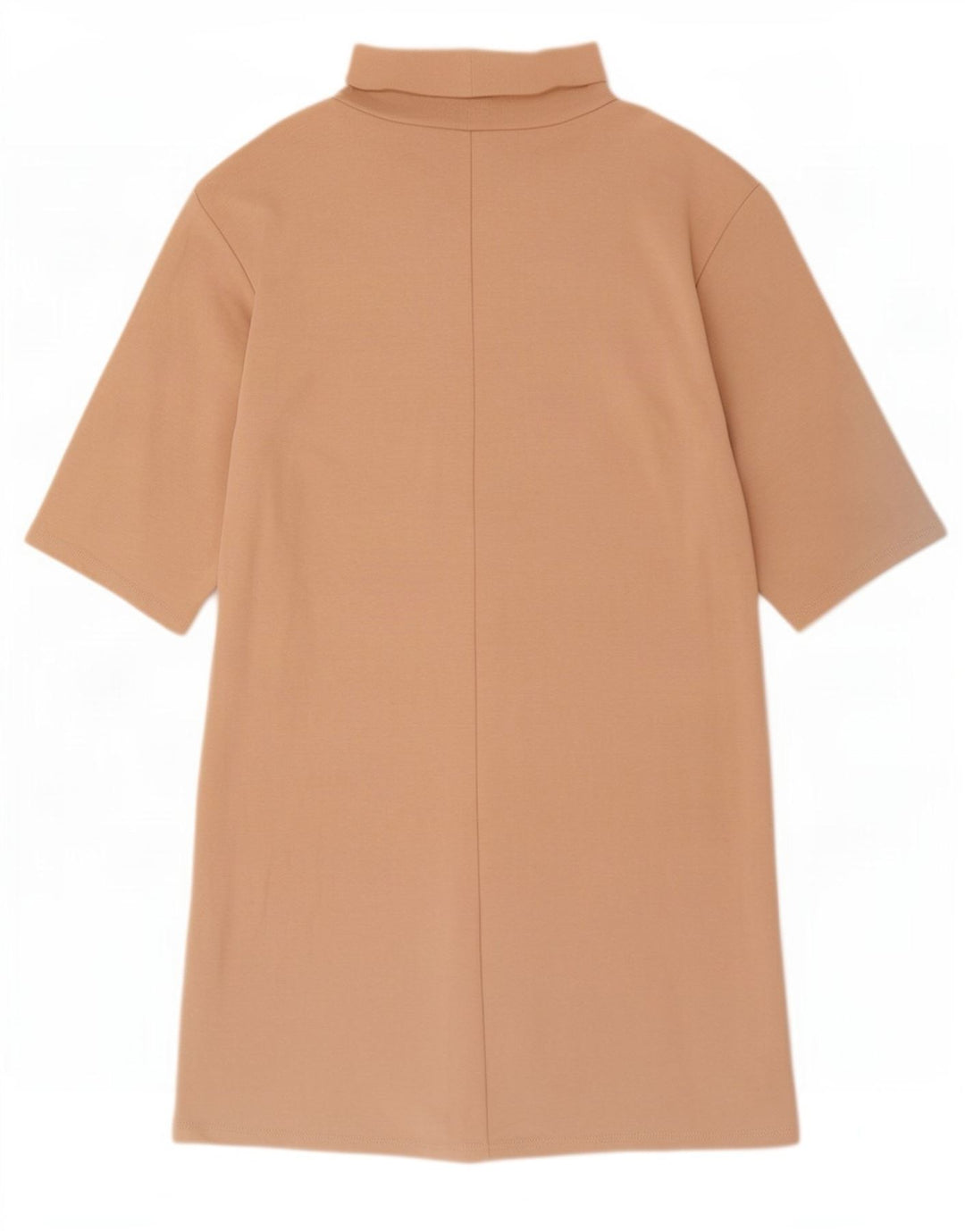 Vestido feminino Zara Shift UK 10 pequeno algodão bege