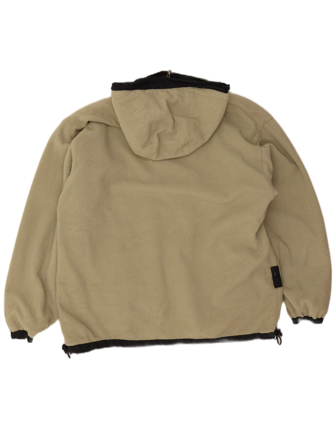 Jaqueta corta-vento masculina reversível com capuz Kappa UK 36 poliéster preto pequeno