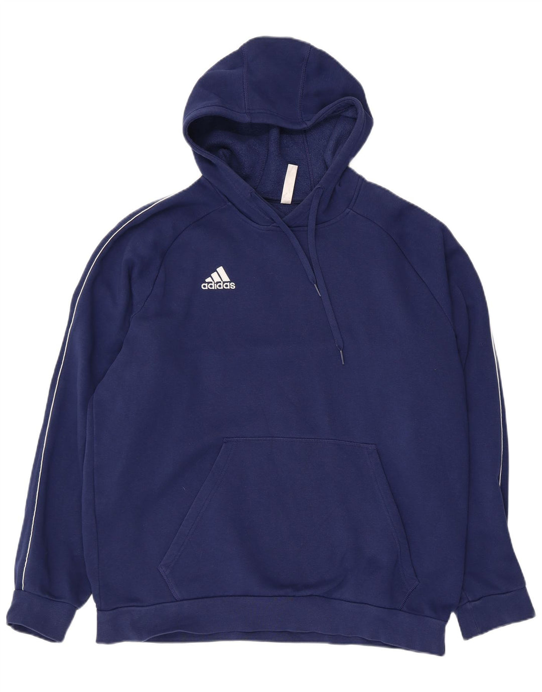 Adidas Mens Hoodie Jumper XL Azul Marinho Algodão