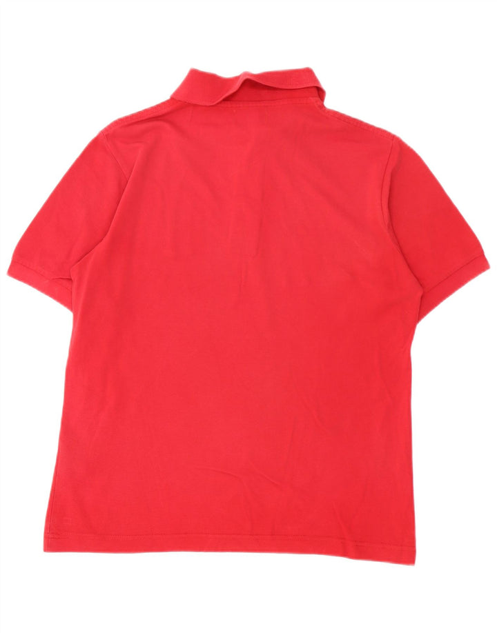 Camisa polo masculina Kappa pequena algodão vermelho