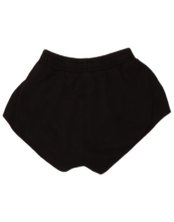 Shorts esportivos femininos Gymshark com ajuste relaxado Reino Unido 6 XS preto algodão esportivo