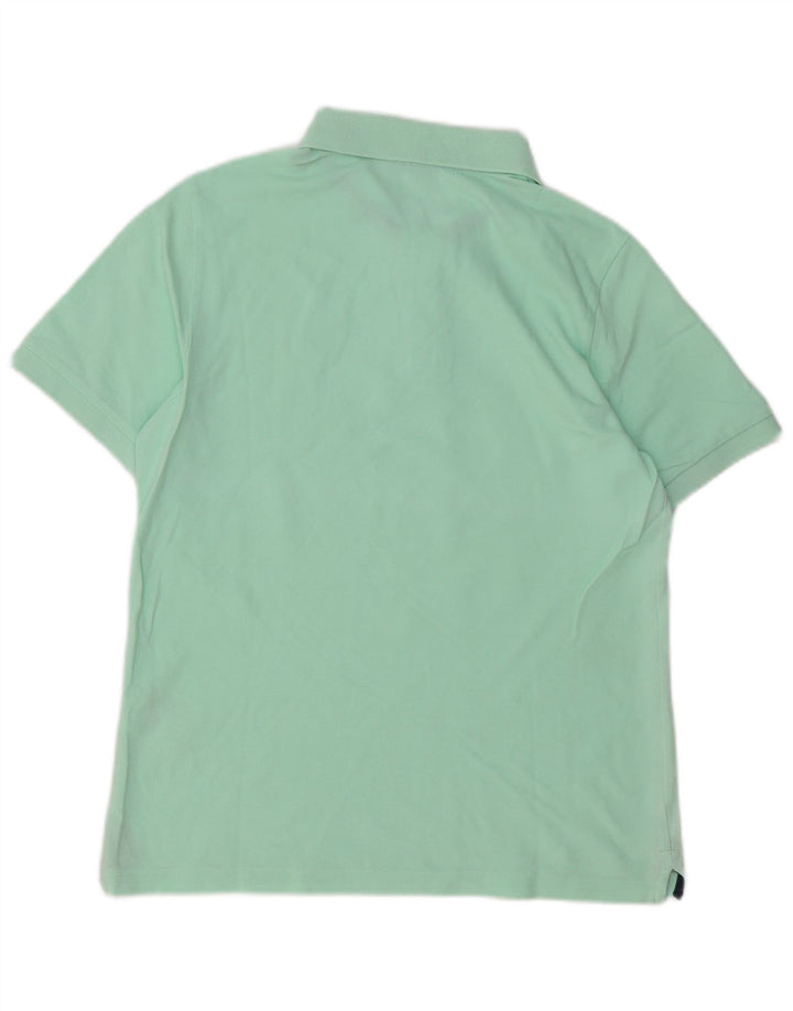 Camisa polo masculina North Sails pequena turquesa algodão